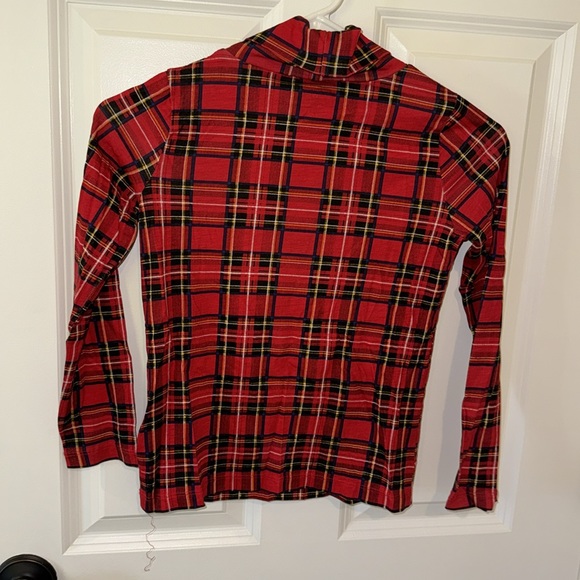 Crewcuts Holiday turtleneck in red plaid, size 8, great condition! - Picture 2 of 4